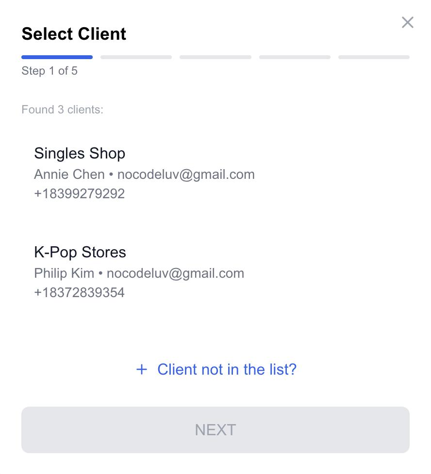 Step 1 demonstration 1